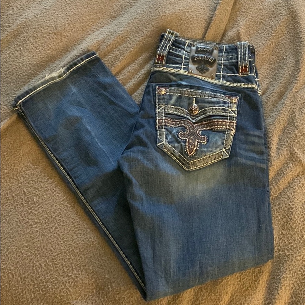 Mens Rock Revival jeans